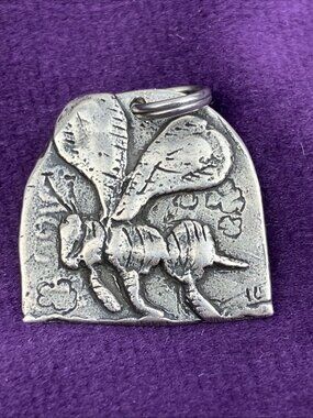RARE Vintage Jes Maharry 1990s  Bee Sun Pendant Pre Copyright